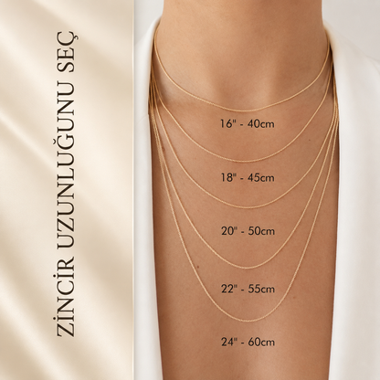 Parmak İzi Kolye ∙ Yuvarlak